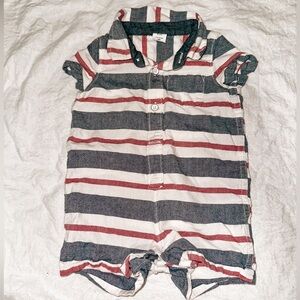 Baby Gap Striped Shortsleeved Romper size 3-6m